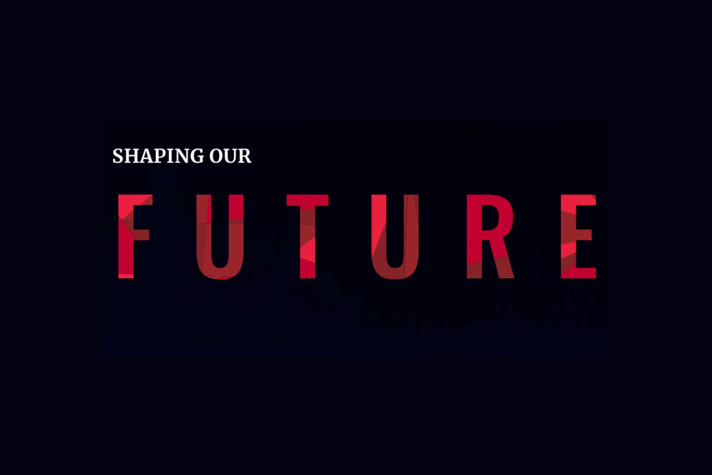 Shaping the Future text