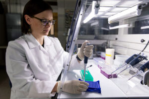 Gaelen Burke in Laboratory
