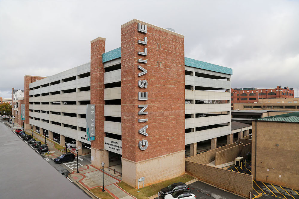 Parking deck in Gainesville (Photo by Shannah Montgomery)