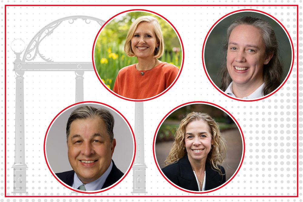 Graphic showing from top left, are Sonia Altizer, Brandy Burgess, Martin Kagel and Paula Lemons.