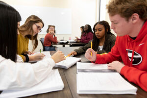 Students in Calculus Classroom
