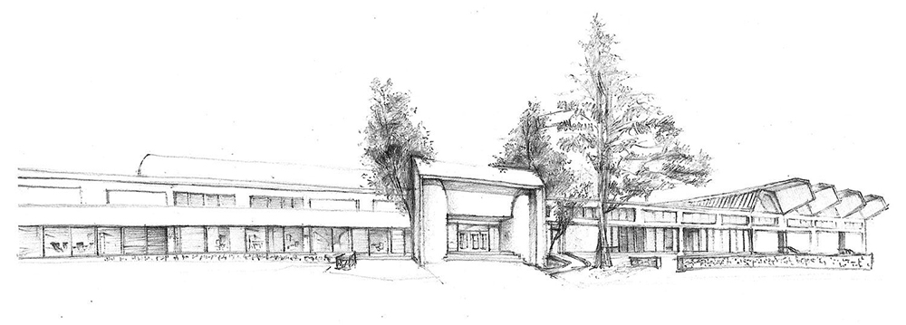 Sketch of College of Environment and Design