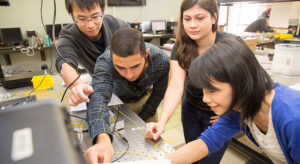 Students in a Research lab at UGA